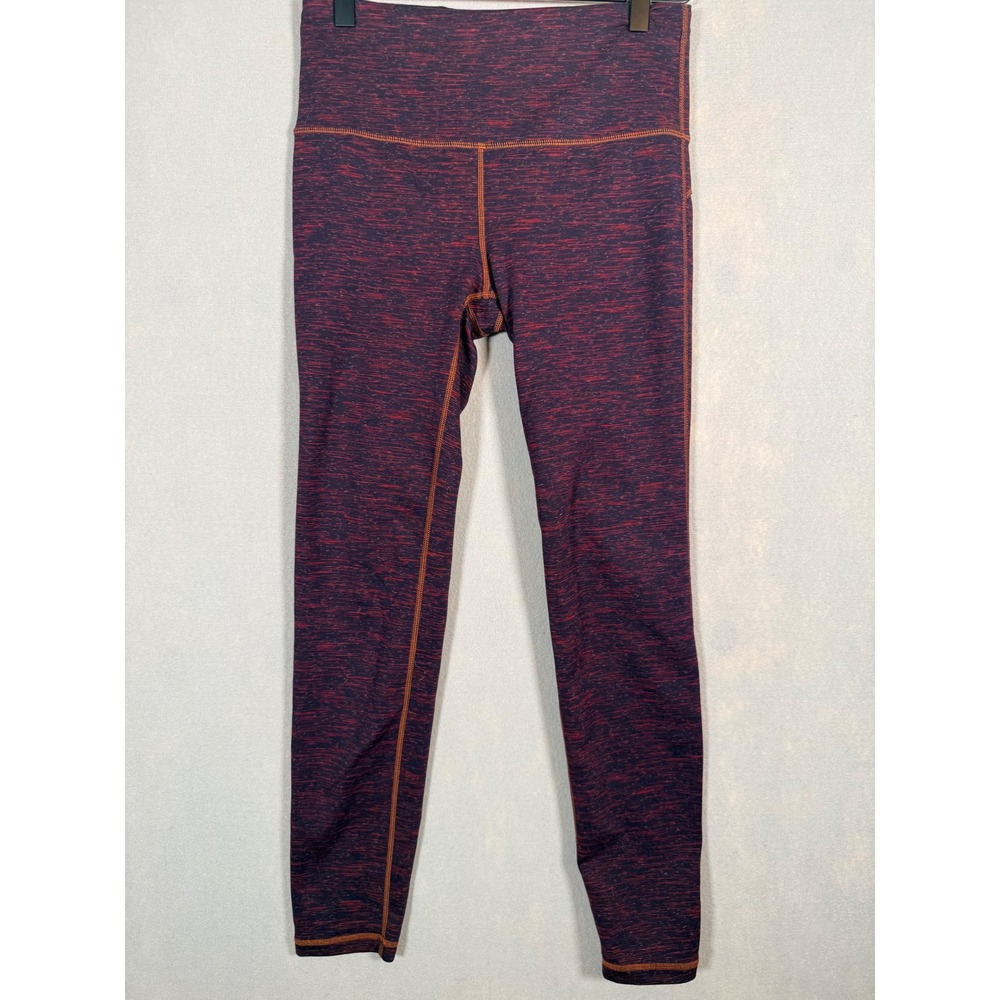 GapFit Womens Blackout Technology Space Dye Leggings Burgundy Purple Small